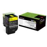 1 x Genuine Lexmark CX310 CX410 CX510 808Y Yellow Toner Cartridge Return Program