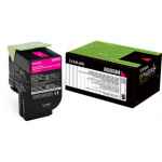 1 x Genuine Lexmark CX310 CX410 CX510 808SM Magenta Toner Cartridge Return Program