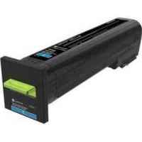 1 x Genuine Lexmark CX825 CX860 82K6XC Cyan Toner Cartridge Extra High Yield Return Program