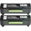 2 x Compatible Lexmark MS531 MS631 MS632 MX532 MX632 Toner Cartridge 66S1000