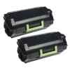 2 x Compatible Lexmark B2442 MB2442 Toner Cartridge High Yield B246H00