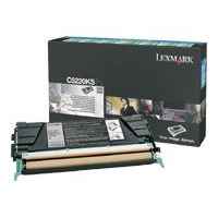 1 x Genuine Lexmark C522 C524 C532 C534 Black Toner Cartridge Standard Yield Return Program