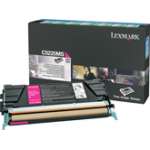 1 x Genuine Lexmark C522 C524 C532 C534 Magenta Toner Cartridge Standard Yield Return Program