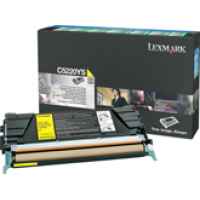 1 x Genuine Lexmark C522 C524 C532 C534 Yellow Toner Cartridge Standard Yield Return Program