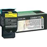 1 x Genuine Lexmark C540 C543 C544 C546 X543 X544 X546 X548 Yellow Toner Cartridge Return Program