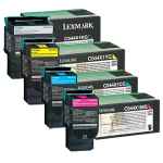 4 Pack Genuine Lexmark C544 C546 X544 X546 X548 Toner Cartridge Set Extra High Yield Return Program