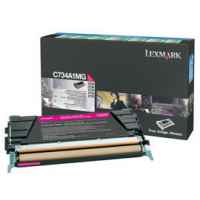 1 x Genuine Lexmark C734 C736 X734 X736 X738 Magenta Toner Cartridge Return Program