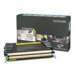 1 x Genuine Lexmark C734 C736 X734 X736 X738 Yellow Toner Cartridge Return Program