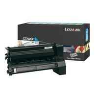 1 x Genuine Lexmark C772 Cyan Toner Cartridge High Yield Return Program