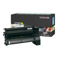 1 x Genuine Lexmark C772 Yellow Toner Cartridge Extra High Yield Return Program