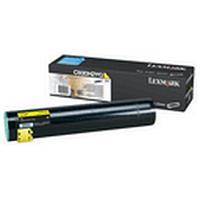 1 x Genuine Lexmark C935 Yellow Toner Cartridge 