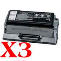 3 x Compatible Lexmark E321 E323 Toner Cartridge High Yield 12A7405 12A7305