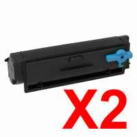 2 x Compatible Lexmark MS331 MS431 MX431 556 Toner Cartridge 55B6000