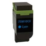 1 x Compatible Lexmark CS531 CX532 CS632 CX635 Cyan Toner Cartridge 75M10C0