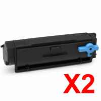 2 x Compatible Lexmark B3442 MB3442 Toner Cartridge Extra High Yield B346X00