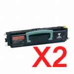 2 x Compatible Lexmark E250 E250D E250DN Toner Cartridge E250A11P E250A21P