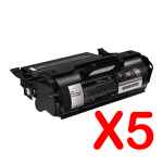 5 x Compatible Lexmark T650 T652 T654 T656 Toner Cartridge High Yield T650H11P