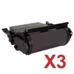 3 x Compatible Lexmark X642 X644 X646 Toner Cartridge High Yield X644H11P
