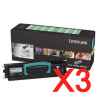 3 x Genuine Lexmark E250 E250D E250DN Toner Cartridge Return Program