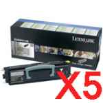 5 x Genuine Lexmark X342 X342N Toner Cartridge High Yield Return Program