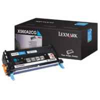 1 x Genuine Lexmark X560N Cyan Toner Cartridge 