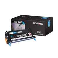 1 x Genuine Lexmark X560N Cyan Toner Cartridge High Yield 