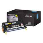 1 x Genuine Lexmark X560N Yellow Toner Cartridge High Yield 