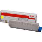 1 x Genuine OKI C3520 C3530 Yellow Toner Cartridge