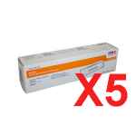 5 x Genuine OKI Page B4600 Toner Cartridge High Yield