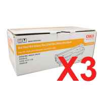 3 x Genuine OKI B410 B430 B440 MB470 MB480 Toner Cartridge