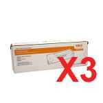 3 x Genuine OKI B440 MB480 Toner Cartridge Extra High Yield