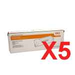 5 x Genuine OKI B440 MB480 Toner Cartridge Extra High Yield