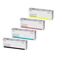 4 Pack Genuine OKI MC770 MC780 Toner Cartridge Set