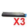 3 x Compatible OKI B410 B430 B440 MB470 MB480 Toner Cartridge 