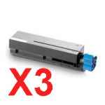 3 x Compatible OKI B411 B431 MB471 MB491 Toner Cartridge 