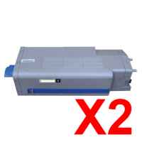 2 x Compatible OKI B820 Toner Cartridge 