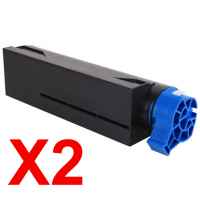 2 x Compatible OKI B431 MB471 MB491 Toner Cartridge High Yield 