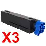 3 x Compatible OKI B431 MB471 MB491 Toner Cartridge High Yield 