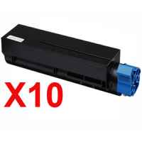 10 x Compatible OKI B401 MB451 Toner Cartridge High Yield 