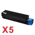 5 x Compatible OKI B412 B432 B512 MB472 MB492 MB562 Toner Cartridge High Yield 