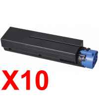 10 x Compatible OKI B433 B433dn B513 B513dn Toner Cartridge Extra High Yield 