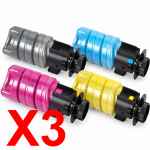 3 Lots of 4 Pack Compatible OKI C554 MC554 Toner Cartridge Set