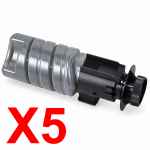 5 x Compatible OKI C554 MC554 Black Toner Cartridge 