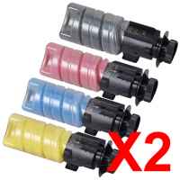 2 Lots of 4 Pack Genuine OKI C554 MC554 Toner Cartridge Set High Yield