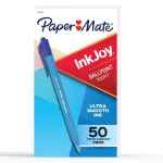 Paper Mate Inkjoy Ballpoint 100RT Blue Box of 50