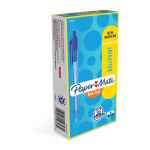 Paper Mate InkJoy 100RT Retractable Ball Pen Blue Box of 12