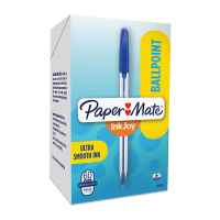 Paper Mate InkJoy 50ST Capped Ball Pen Blue Box of 60