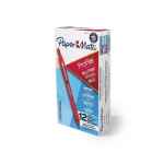 Paper Mate Profile Retractable Ball Point 1.0mm Red Box of 12