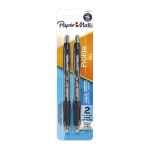 Paper Mate Profile Retractable 0.7mm Gel Pen Black Pack of 2