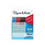 Paper Mate Kilometrico Ball Pen Business Assorted Pack of 10